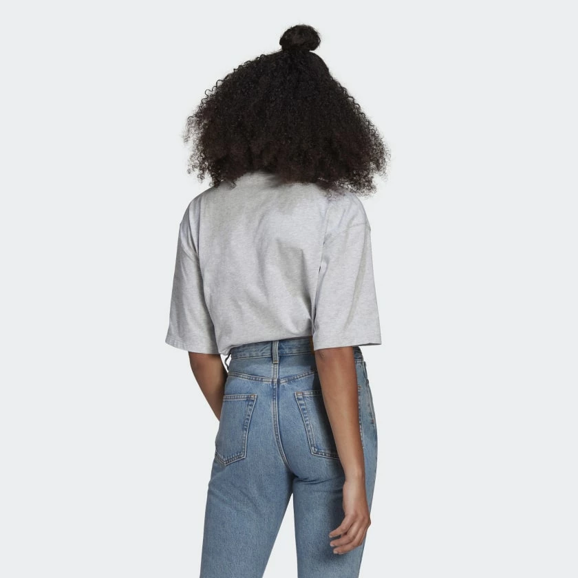 APPAREL ADIDAS LOUNGEWEAR ADICOLOR ESSENTIALS T-SHIRT GREY HEATHER