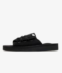 SUICOKE OLAS-ECS BLACK SNEAKERS