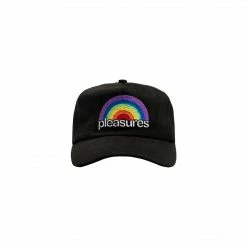 PLEASURES BLACK GOOD TIME UNCONSTRUCTED HAT ACCESSORIES