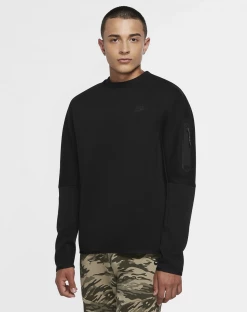 NIKE SPORTSWEAR CLUB TECH FLEECE BLACK NEW ARRIVALS