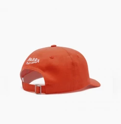 PARRA - CHICKEN 6 PANEL HAT BURNT ORANGE