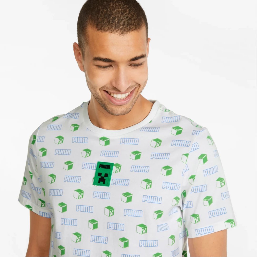 PUMA X MINECRAFT AOP, WHITE NEW ARRIVALS 6 PUMA X MINECRAFT AOP, WHITE NEW ARRIVALS