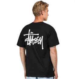 Stüssy STUSSY BASIC TEE BLACK