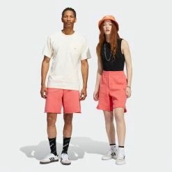 NEW ARRIVALS ADIDAS SHORT HEAVYWEIGHT SHMOOFOIL - SEMI TURBO / CREAM WHITE