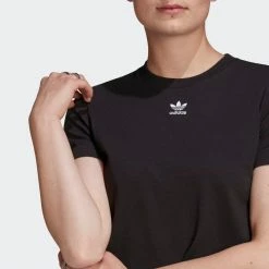 ADIDAS ADICOLOR CLASSICS ROLL-UP SLEEVE CROP W'
