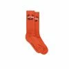 Wastedparis WASTED PARIS COLUMBIA BRIDGE SOCKS ORANGE