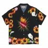 APPAREL PLEASURES BLACK HEART BUTTON DOWN SHIRT