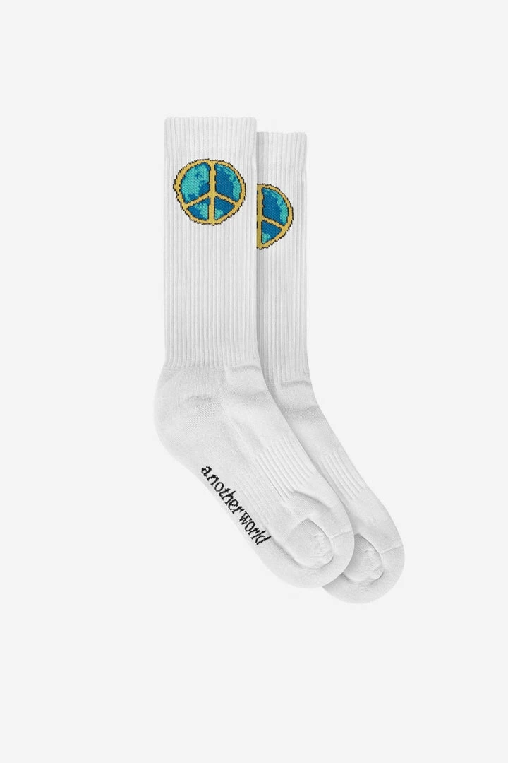 Wastedparis WASTED PARIS SOCKS ANOTHER WORLD WHITE 4 Wastedparis WASTED PARIS SOCKS ANOTHER WORLD WHITE