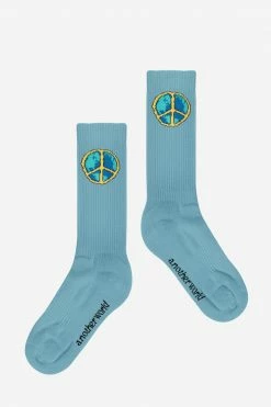Wastedparis WASTED PARIS SOCKS ANOTHER WORLD BLUE
