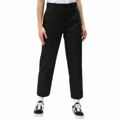 DICKIES 874 W CROPPED PANTS BLACK