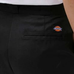 DICKIES 874 W CROPPED PANTS BLACK