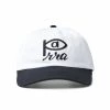 NEW ARRIVALS BY PARRA UNISEX WEIRD EYE LOGO 6 PANEL HAT - WHITE