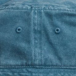 STUSSY UNISEX WASHED STOCK BUCKET HAT - LAGUNA BLUE