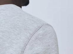 SOULLAND WILLIE SWEATSHIRT GREY MELANGE APPAREL