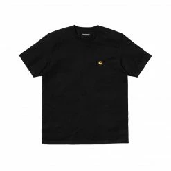 CARHARTT WIP CHASE T-SHIRT BLACK/GOLD NEW ARRIVALS