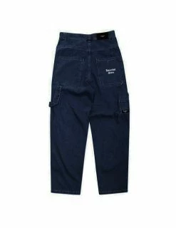 HANNIBAL STORE DENIM “GET FREE OR DIE TRYING” RINSED