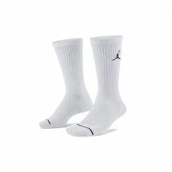 JORDAN EVERYDAY MAX CREW SOCKS WHITE