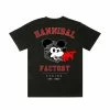 HANNIBAL STORE X RAT - LOGO T-SHIRT BLACK NEW ARRIVALS
