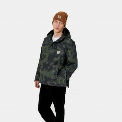 CARHARTT NIMBUS PULLOVER CAMO BLUR GREEN APPAREL