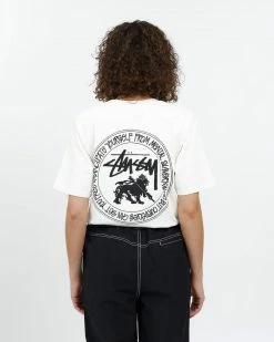 Stüssy STUSSY - RASTA DOT PIG. DYED TEE NATURAL NEW ARRIVALS