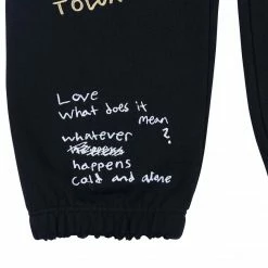 PLEASURES REMOTE PANTS BLACK APPAREL