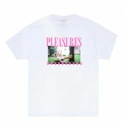 PLAYBOY X PLEASURES - SWING T-SHIRT WHITE