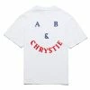APPAREL CHRYSTIE NYC A&B SMILE LOGO T-SHIRT WHITE