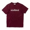APPAREL SOULLAND CHUCK T-SHIRT BURGUNDY