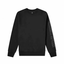 Stussy STÜSSY SPORT APP. CREW - BLACK NEW ARRIVALS