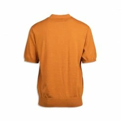 Stussy NEW ARRIVALS STÜSSY CLASSIC SS POLO SWEATER - ORANGE