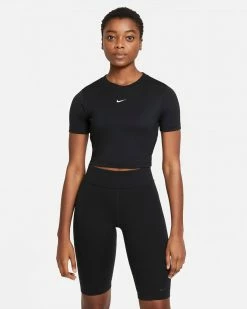 NEW ARRIVALS NIKE TOP CORTO BLACK
