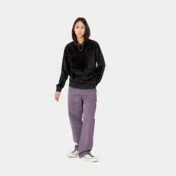 CARHARTT W'SILVERTON SWEATSHIRT BLACK