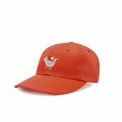 PARRA - CHICKEN 6 PANEL HAT BURNT ORANGE